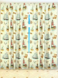 Zasłona Gotowa Fajne Stateczki