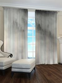 Zasłona Gotowa Świerki we mgle