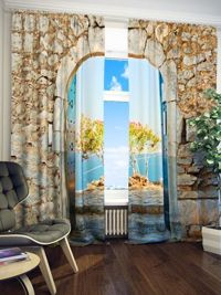 Zasłona Gotowa OKNO W MURZE