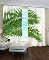 Zasłona gotowa Palmowe liście
