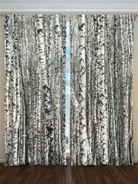 Zasłona gotowa Brzozowy zagajnik