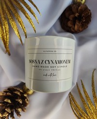 Świeca sojowa Sosna z cynamonem