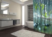 Zasłona Prysznicowa Roślinki