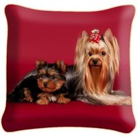 Poduszka ozdobna YORKI DUZY i MALY