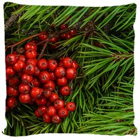 Poduszka ozdobna Świątecznie z jarzębiną 49