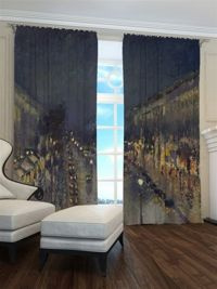 Zasłona Gotowa Deszczowa akwarela