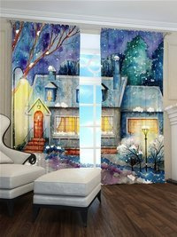 Zasłona Świąteczny wieczór