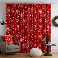 Zasłona gotowa Śnieżynki 3