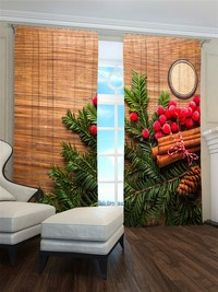 Zasłona świąteczne zapachy