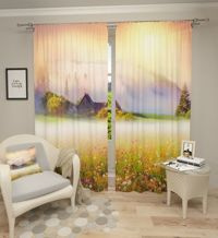 Zasłona gotowa Mgła poranna