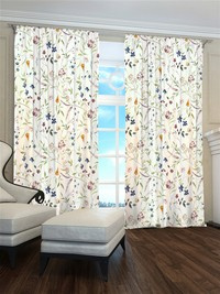 Zasłona gotowa Wiosenne kwiaty 01