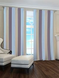 Zasłona Pasy niebieskie