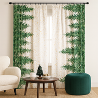 Zasłona gotowa Pionowe świerki