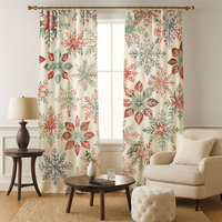 Zasłona gotowa Płatki śniegu