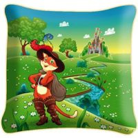 Poduszka ozdobna KOT W BUTACH