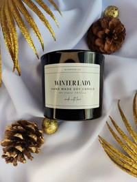 Świeca sojowa Winter Lady brązowe