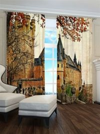 Zasłona Gotowa Jesienny zamek