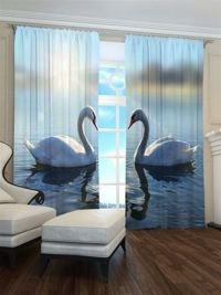 Zasłona gotowa Łabędzia wierność