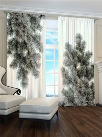 Zasłona Szron na sosnach