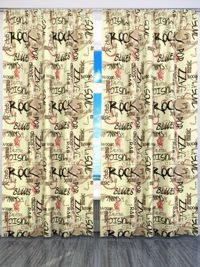 Zasłona Gotowa ROCK AND ROLL