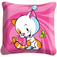 Poduszka ozdobna RÓŻOWY KOTEK