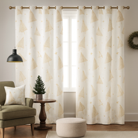 Zasłona gotowa Choinki mono