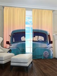 Zasłona Gotowa Auto wintage