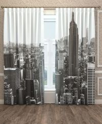 Zasłona gotowa Miasto o poranku