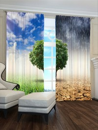 Zasłona gotowa Moc deszczu