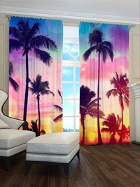 Zasłona gotowa Barwy tropików