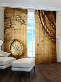 Zasłona Stara mapa