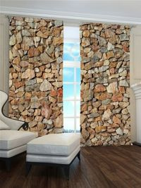 Zasłona Gotowa Kamienny Mur