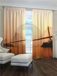 Zasłona Gotowa Most na rzece