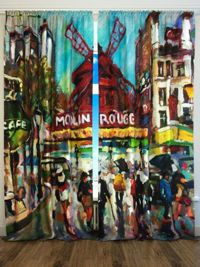 Zasłona Gotowa PARYŻ MOULINE ROUGE