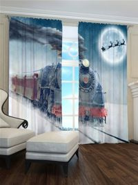 Zasłona Pociąg do świątecznych marzeń krótki