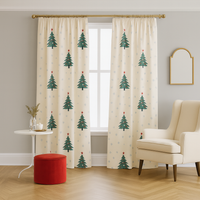 Zasłona gotowa Choinkowy las