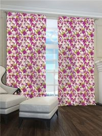 Zasłona Gotowa Kwiaty różne