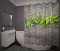 Zasłona Prysznicowa Aromatyczny zielnik