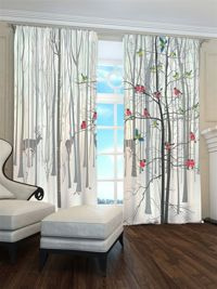 Zasłona gotowa Mieszkańcy zimowego lasu