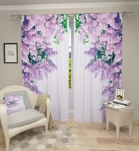 Zasłona gotowa Pęki bzów