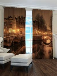 Zasłona Gotowa Światła starego miasta