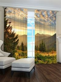 Zasłona Gotowa Górska Dolina