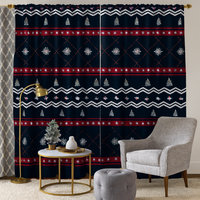 Zasłona gotowa Świąteczne pasy 2