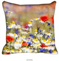 Poduszka ozdobna  KWIATY NA ŁĄCE