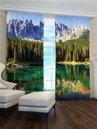 Zasłona gotowa Szmaragdowa toń