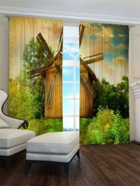 Zasłona Gotowa Stary Wiatrak