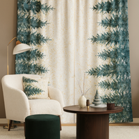 Zasłona gotowa Pionowe świerki 2