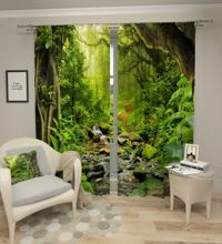 Zasłona gotowa Potok leśny