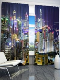 Zasłona Gotowa CITY NOCĄ