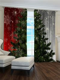 Zasłona Choinka i zimne ognie